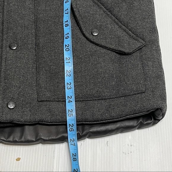 State Vintage Rogue Apparel wooly leather lined vest  Unisex size Large - Picture 8 of 14